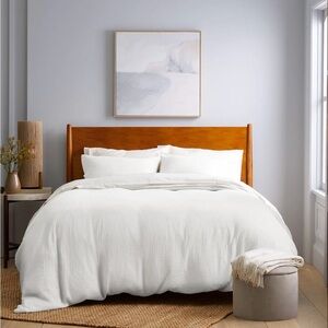 BNWT Quince Organic Airy Gauze Duvet Cover Set KING/CAL KING